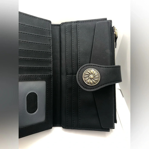 Travelambo Bifold Black RFID Blocking Leather Wallet - Picture 5 of 8